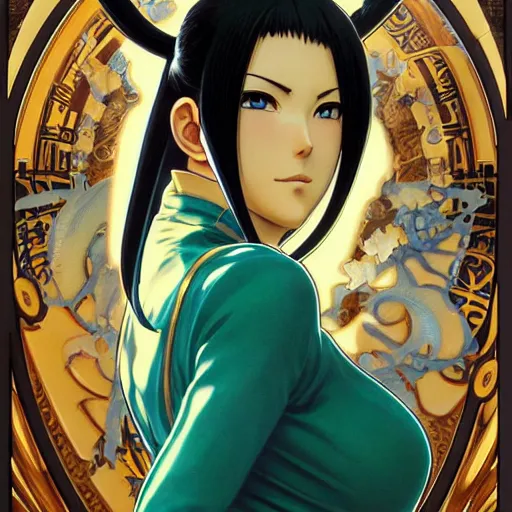 Prompt: highly detailed vfx portrait of nico robin by eiichiro oda!, makoto shinkai!, alphonse mucha, sharp focus, art by artgerm and greg rutkowski!, backlit, harsh overhead sunlight, blue eyes!!, large aquiline nose!!, stanley kybric, kaoru mori, detailed, best of behance,