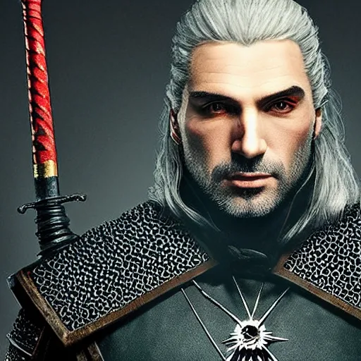 Image similar to Meladze as Witcher