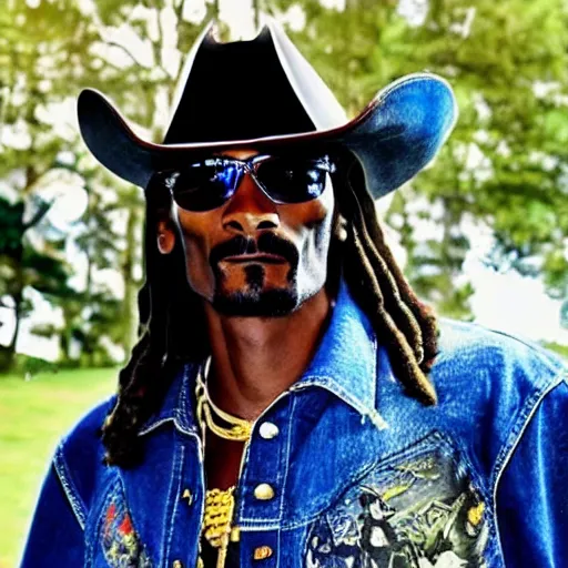 Image similar to cowboy snoop dogg