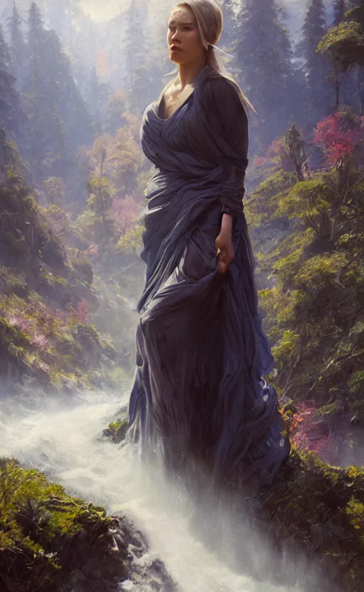 Image similar to most epic landscape, epic cinematic hyperrealism masterpiece. realistic poster with shaded lighting by craig mallismo, artgerm, jeremy lipkin and michael garmash, unreal engine, radiant light, detailed and complex environment, digital art, art station trends, environmental portrait, low angle, 3 5 mm, wide angle