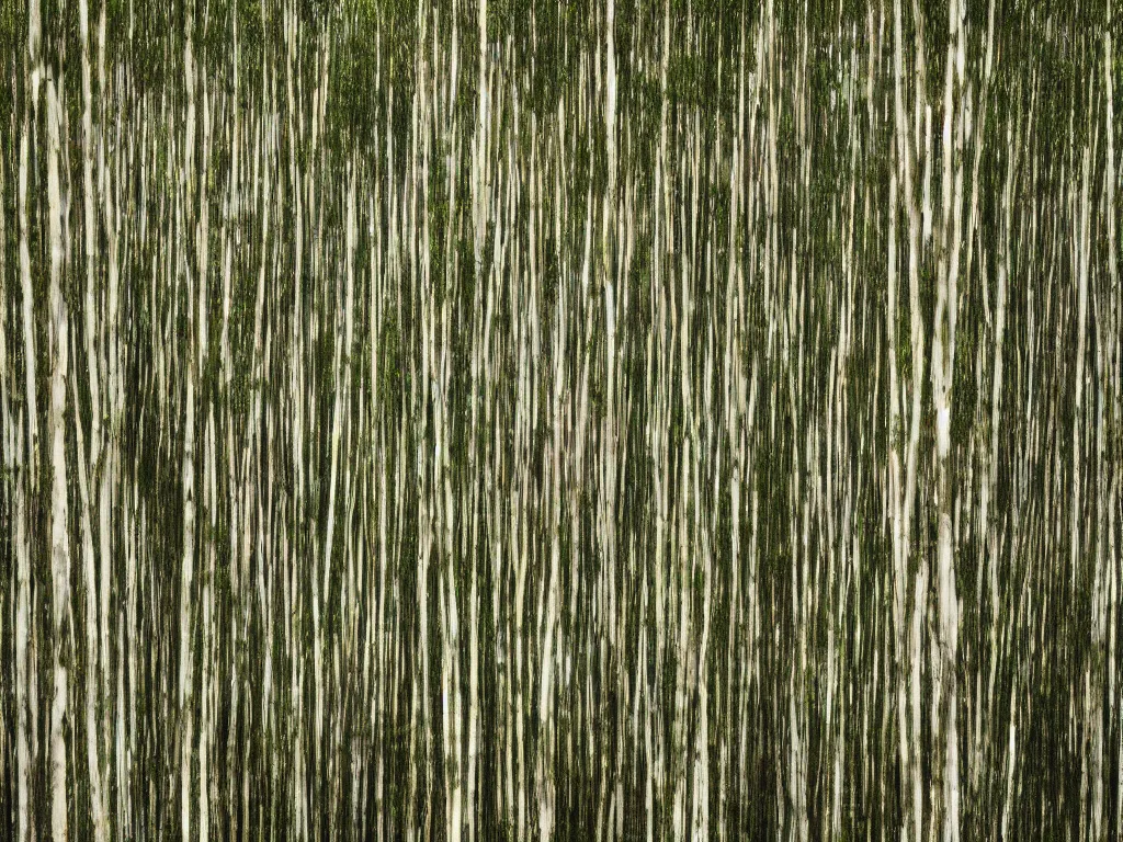 Image similar to long exposure photograph of eucalyptus trees by gursky