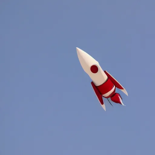 Prompt: rocket ship exiting the atmosphere - n 4