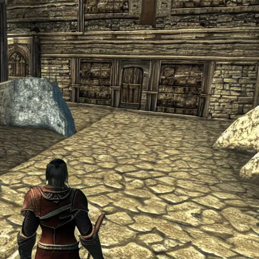 Image similar to in-game screenshot from The Elder Scrolls IV Oblivion