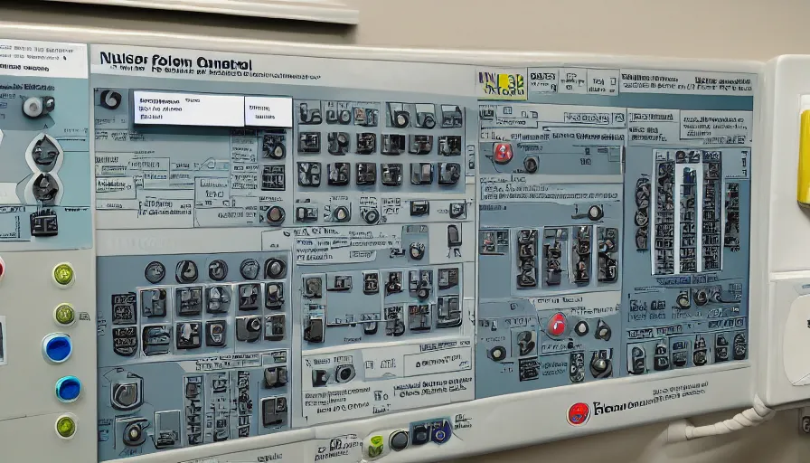 Image similar to nuclear power plant control panel