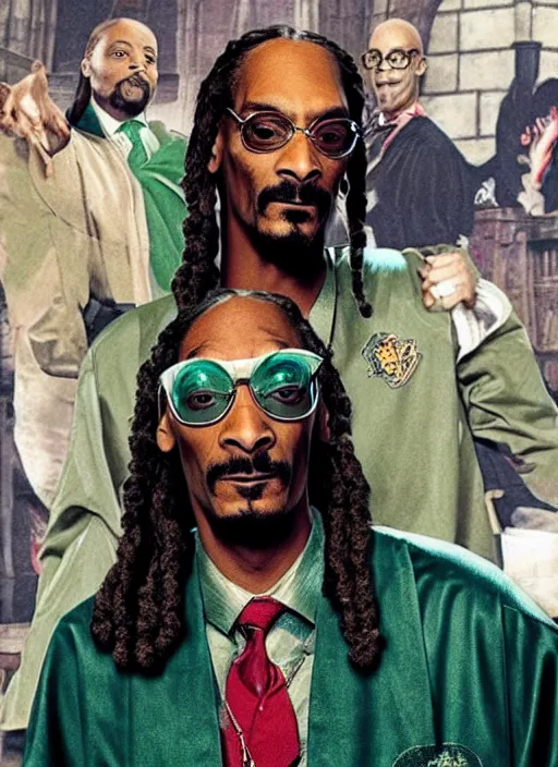 Image similar to Snoop dogg in theharry potter universe