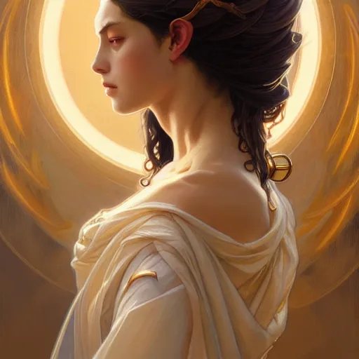 Prompt: portrait of a goddess of elemental lightning, half body, perfect face, d & d, fantasy, intricate, elegant, highly detailed, digital painting, artstation, concept art, smooth, sharp focus, illustration, art by artgerm and greg rutkowski and alphonse mucha