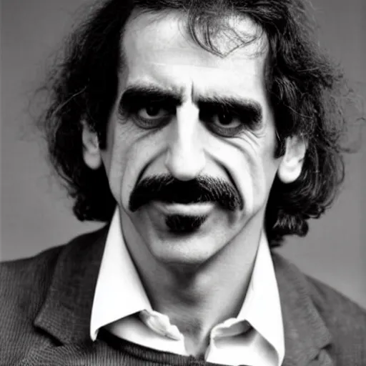 Image similar to frank zappa as an attractive rat