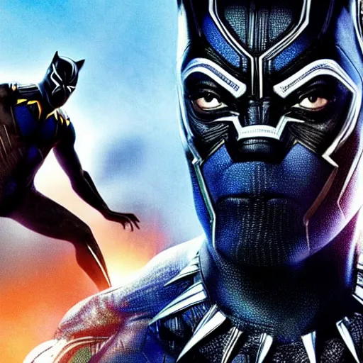 Image similar to chris rock as black panther, photography, marvel, movie,