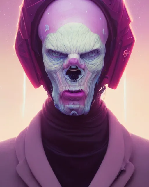 Image similar to highly detailed surreal vfx portrait of a spacepunk grim reaper, stephen bliss, unreal engine, greg rutkowski, loish, rhads, beeple, makoto shinkai and lois van baarle, ilya kuvshinov, rossdraws, tom bagshaw, alphonse mucha, global illumination, detailed and intricate environment