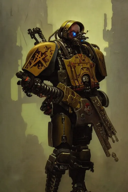 Image similar to full character portrait max mad cyberpunk warhammer 4 0 k, medic sapper not the pietra character design, painting by gaston bussiere, katsuya terada, wyeth, greg rutkowski, craig mullins, ( ( ( ( ( vermeer ) ) ) ) ), frank frazetta, mucha, tom of finland, trending on artstation