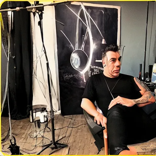 Image similar to Till Lindemann, studio ghilbi