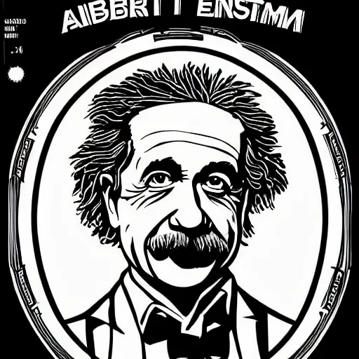 Image similar to portrait of albert einstein by laurie greasley, cg society