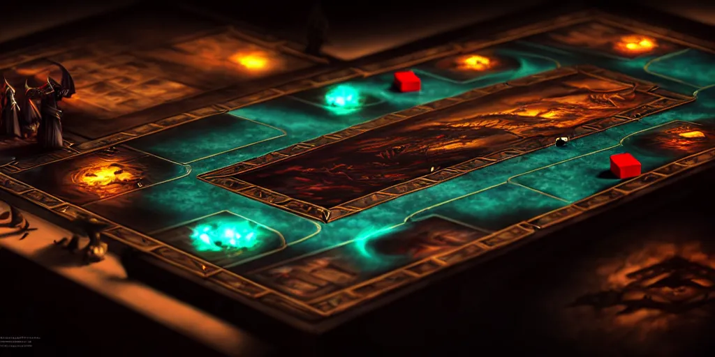 Image similar to a flat tabletop game board, fantasy art style, car trading game, hyper realism, cinematic, dramatic ambient lighting, epic composition, high detail, octane render, unreal engine, 8 k, smooth gradients, professional photo, photorealistic, digital art, deviantart artstation, ray tracing, intricate complexity, extremely detailed,