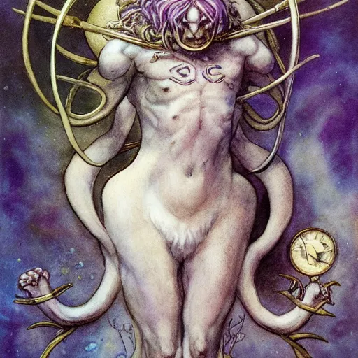 Prompt: aries zodiac artwork by brian froud