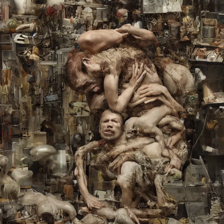 Image similar to laboratory miniature creature in pain and anger and revange by Christopher Soukup, David Fincher, Dan Witz, Gregory Crewdson, Huleeb, Lee Griggs, Mike Nash, Paul Chadeisson, Stephen Shore, sideshow collectibles, Terry Richardson, Vitaly Bulgarov