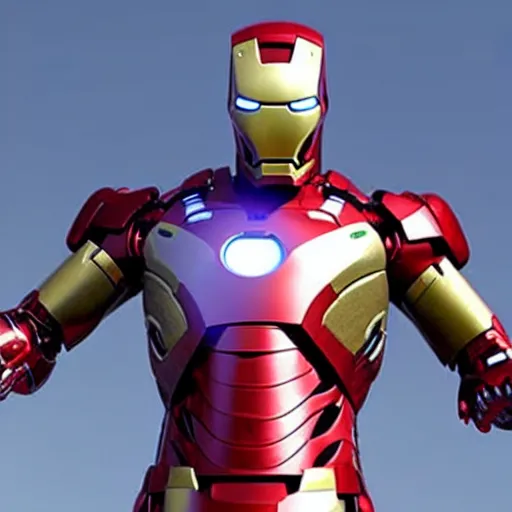 Image similar to iron man suit with arm torn off, 4k realistic photo