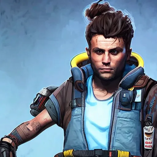 Image similar to mikky ekko as a character in apex legends