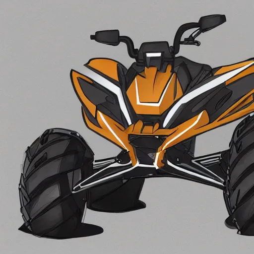 Image similar to concept art new atv vehicle design, studio photo halo