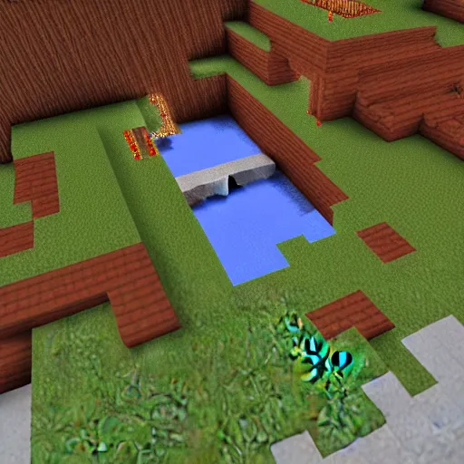 Prompt: Minecraft screenshot, scenic, ue5, godrays, realistic lighting