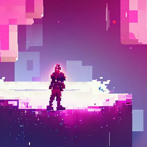 Prompt: medium shot of a mysterious letter digital illustration android hyperlight drifter