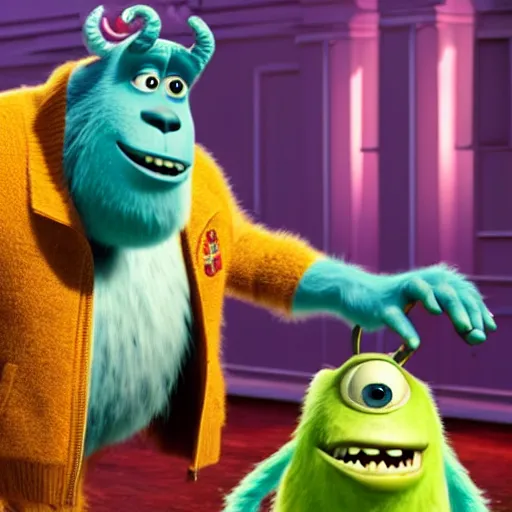 Image similar to sully in monsters Inc movie still