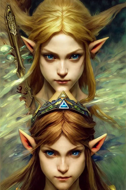 Prompt: legend of zelda!! metamorphosis, perfect face!!, fantasy, intricate, elegant, dramatic lighting, emotionally evoking symbolic metaphor, highly detailed, photorealistic, artstation, concept art, smooth, sharp focus, art by john collier and albert aublet and krenz cushart and artem demura and alphonse mucha