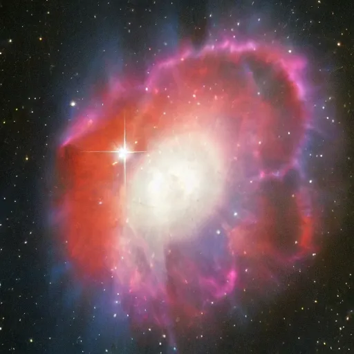 Image similar to Eye shaped nebula, telescope photo