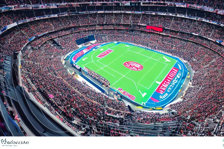 Image similar to top - down view of a modern tv show sky arena inspired by sports events, wide angle, cinematographic shot, day