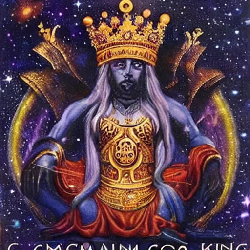 Image similar to cosmic king god
