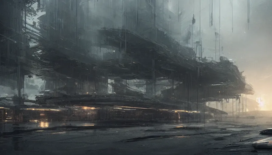 Prompt: concept art by jan urschel, cinematic shot, extremely detailed, trending on artstation, high quality