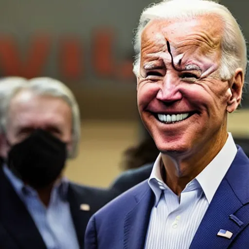 Prompt: joe biden at home depot