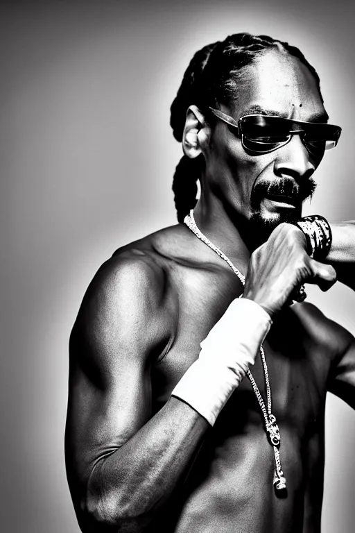 Image similar to snoop dogg join muay thai and be ufc fighter, high resolution, photorealistic, smooth, details, 4 k, aesthetic lighting, baroque object, sharp focus, hyperdetailed object, professional photography, pullitzer winning, 8 0 0 mm photo by : canon eos 5 d mark iv, by karah mew and adnan abidi and jodie bateman