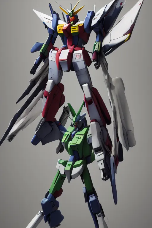 Prompt: realistic photo of a Gundam