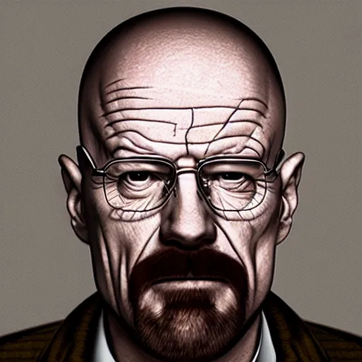 Image similar to walter white taxidermy failure