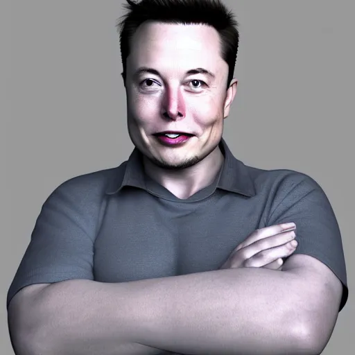 Image similar to Elon musk 3d render