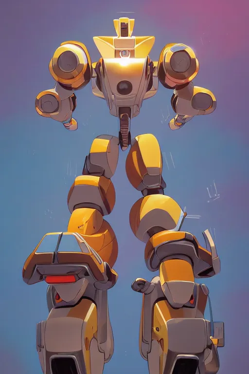 Image similar to metabots medabots medarotto medarot robot minimalist comics, behance hd by jesper ejsing, by rhads, makoto shinkai and lois van baarle, ilya kuvshinov, rossdraws global illumination ray tracing hdr radiating a glowing aura