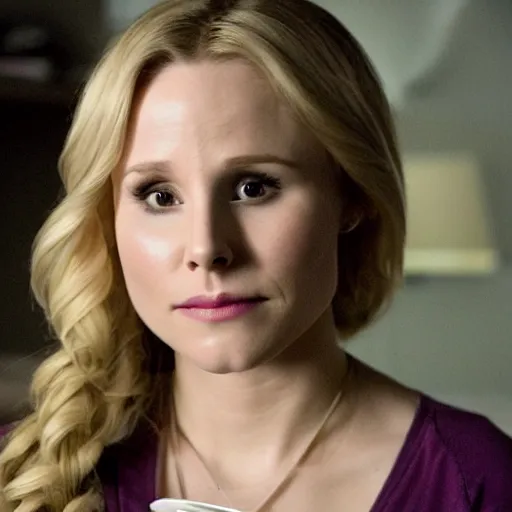 Image similar to kristen bell as olivia moore from the show izombie