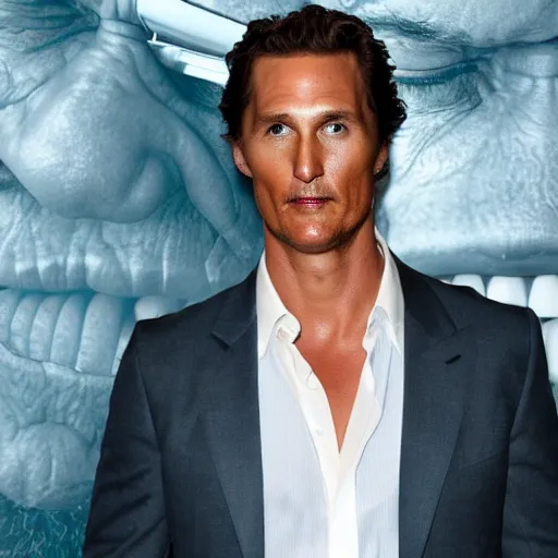 Prompt: Mathew McConaughey playing as The Hulk