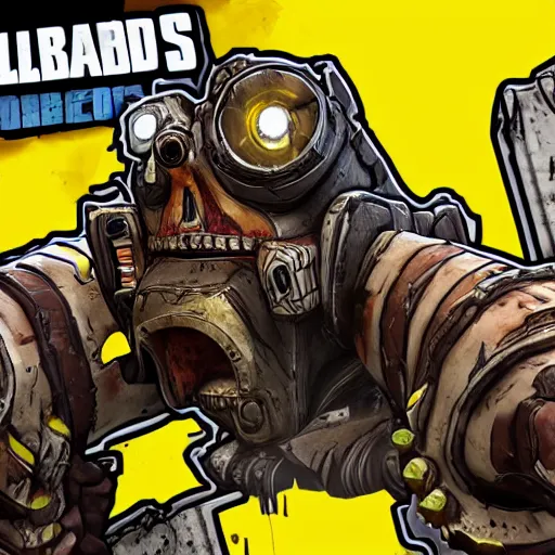 Prompt: stunning concept art of a borderlands 2 boss, highly detailed