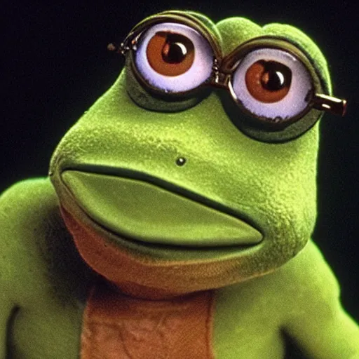 Image similar to still of pepe the frog from the godfather(1980)