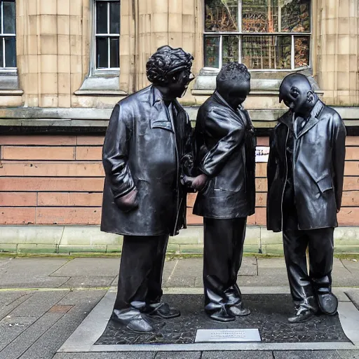 Prompt: the baked beans memorial in manchester