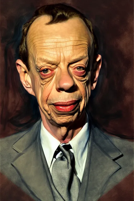 Prompt: portrait of don knotts sitting with full face full figure seductive sensual alluring attractive, in the style of expressionism, artstation, trending, andrew wyeth, jamie wyeth, john singer sargent,