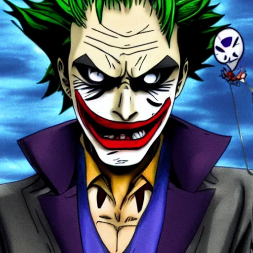 Image similar to Luffy as The Joker