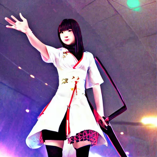 Image similar to pyramid head as japanese pop idol