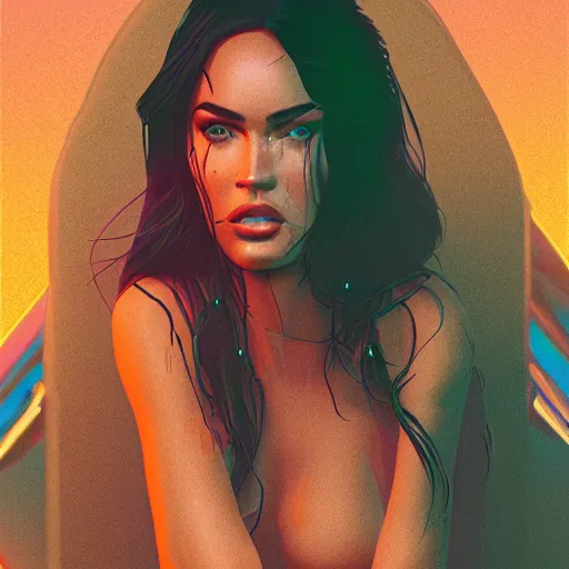 Image similar to megan fox by beeple ( mike winkelmann ), ultra detailed