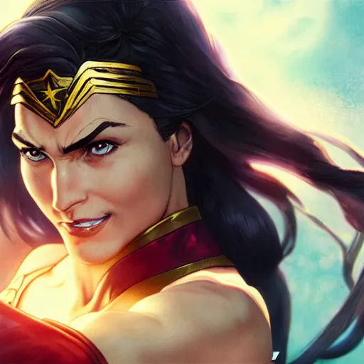 Wonder Woman RPG Video Game Character - AI Generated Artwork