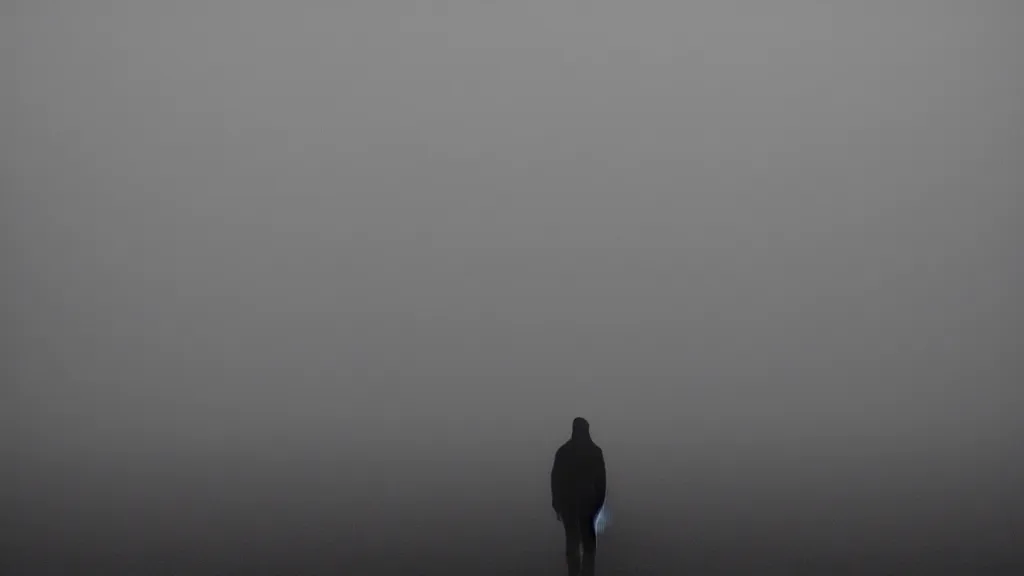 Prompt: void, endless gray fog fog fog fog fog, dramatic,