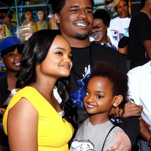 Prompt: kyla pratt kiss a male fan