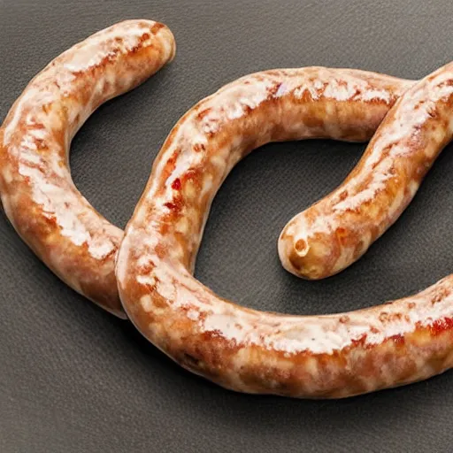 Image similar to knot made of sausage links