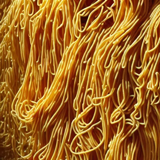 Image similar to words made of spaghetti